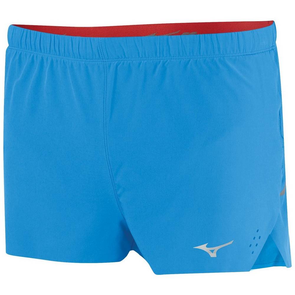 Pantaloncini Mizuno Aero 1.5" Split Uomo - Blu - 47805-SATX